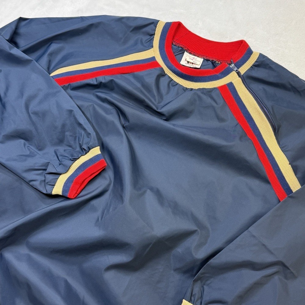 Vintage 70s Fashion Miss Ingenue Nylon Pullover Windbreaker‎ Jacket USA Med NOS